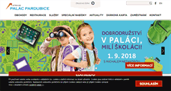 Desktop Screenshot of palacpardubice.cz